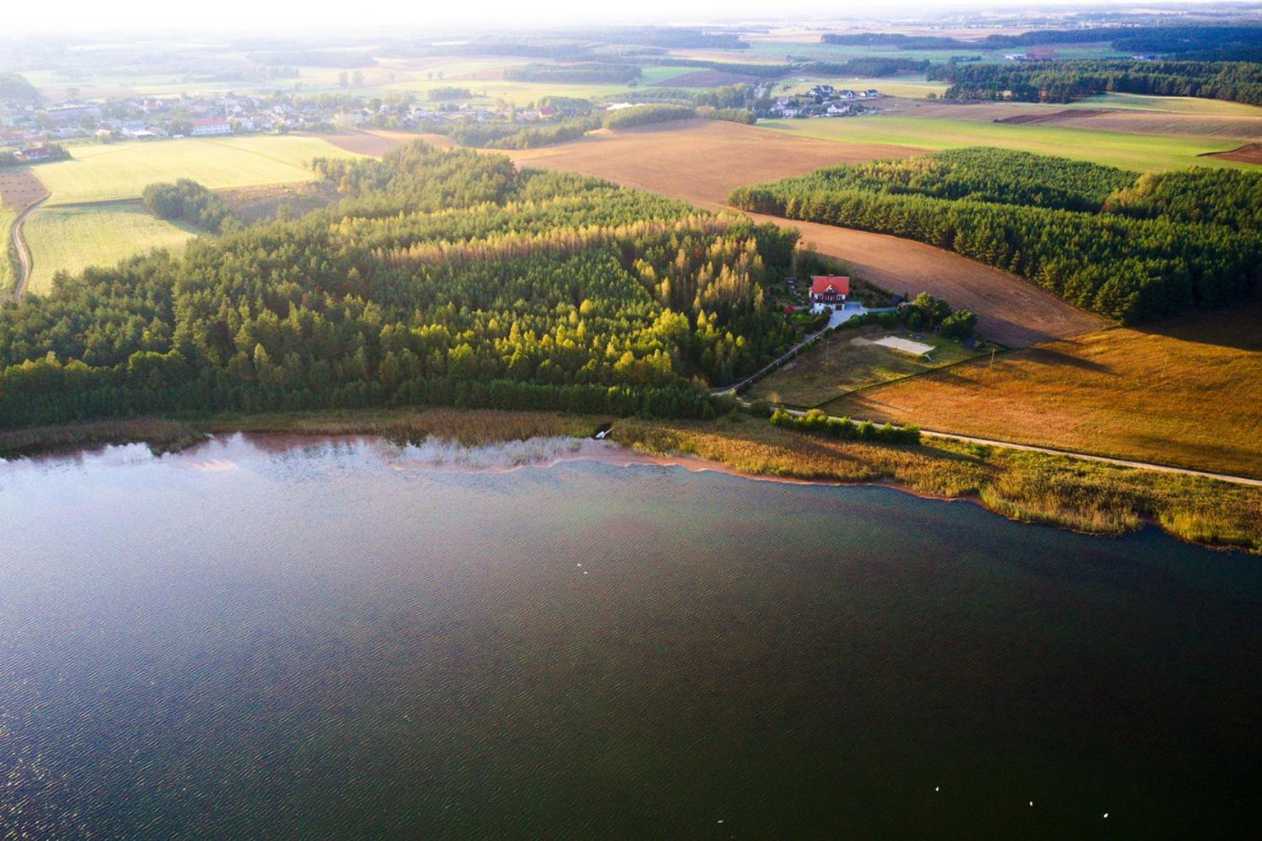 Dom Na Wzgorzu Z Widokiem Na Jezioro Z Balia I Sauna Lipnica  Luaran gambar